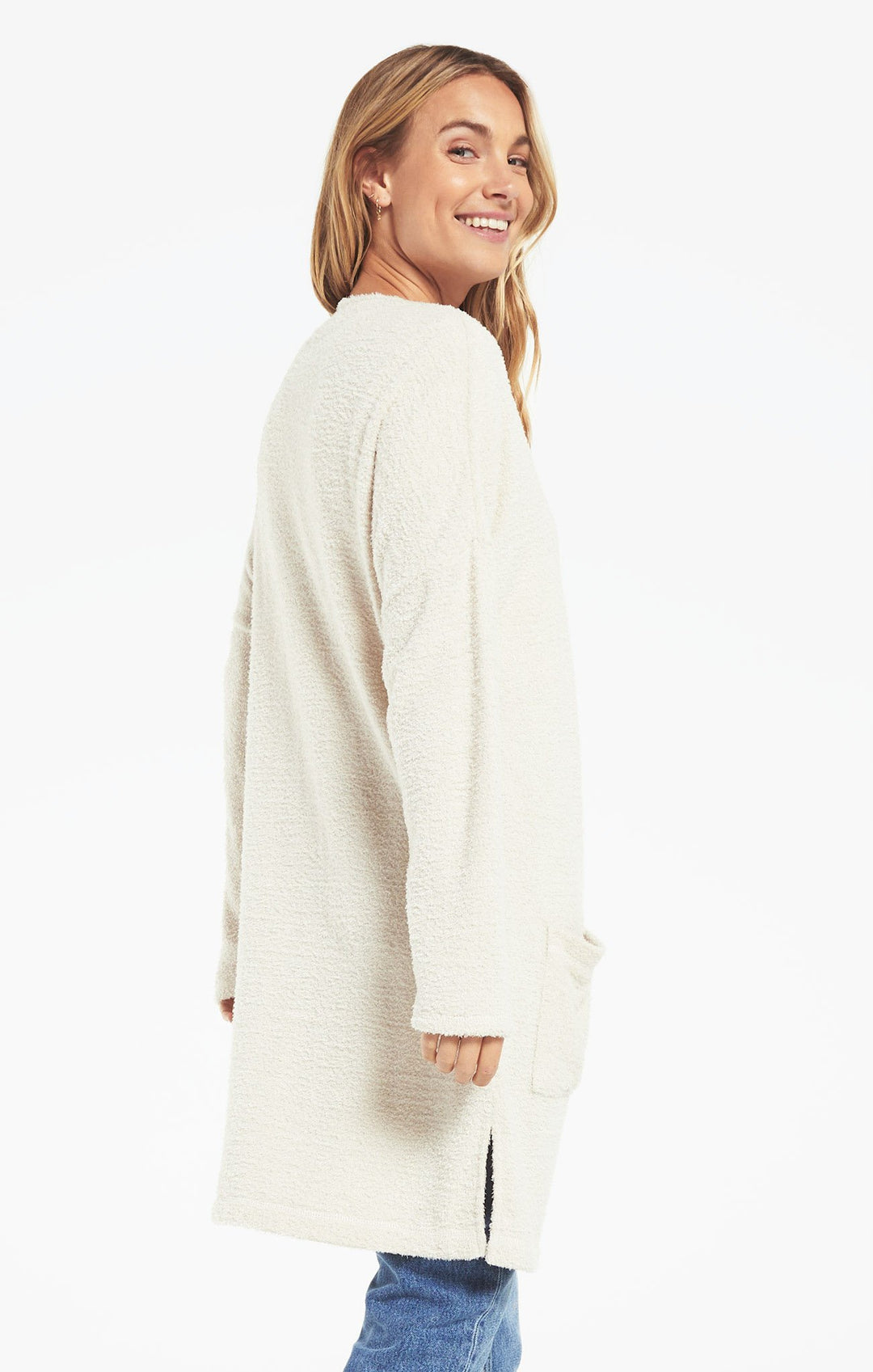 Z Supply Remi Feather Knit Cardigan - Womens Sweaters - Big Sun Vernon