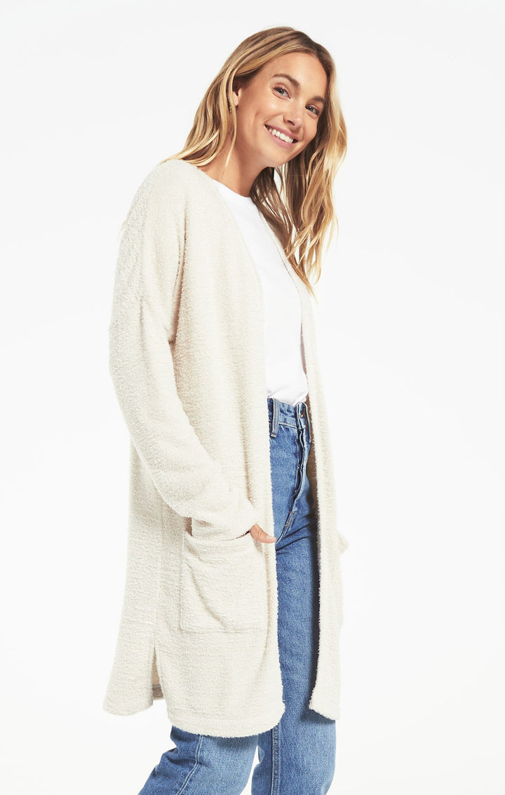 Z Supply Remi Feather Knit Cardigan - Womens Sweaters - Big Sun Vernon