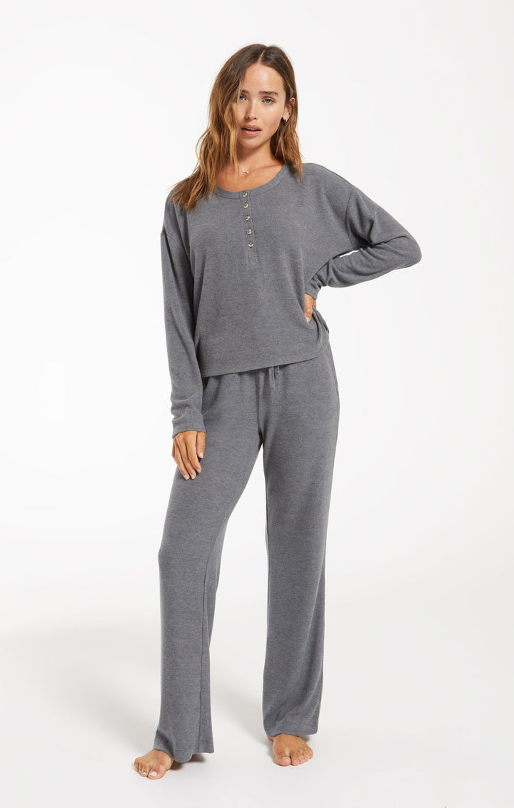 Z Supply Go With The Flow Rib Pant - Womens Sweatpants - Big Sun Vernon