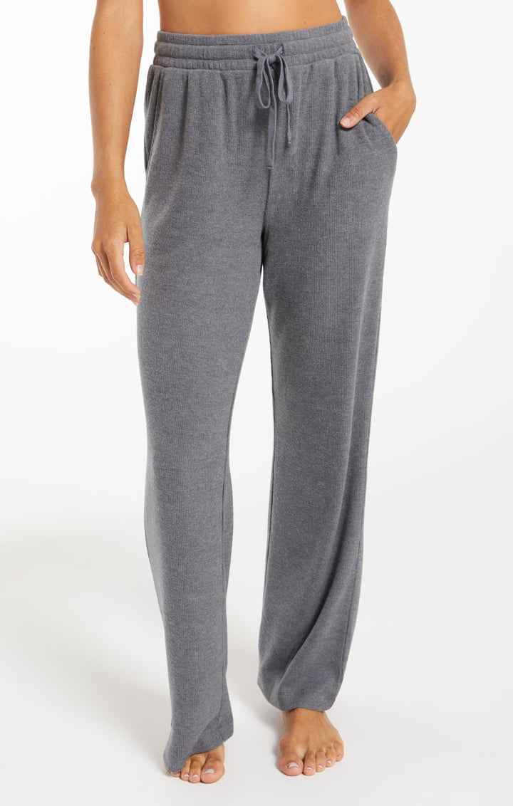 Z Supply Go With The Flow Rib Pant - Womens Sweatpants - Big Sun Vernon