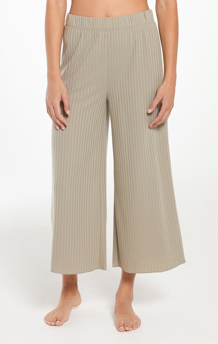 Z Supply Island Rib Culotte - Womens Casual Pants - Big Sun Vernon