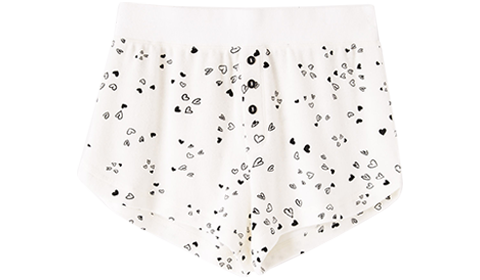 Z Supply Brunch Heart Short - Womens Sleep Bottoms - Big Sun Vernon