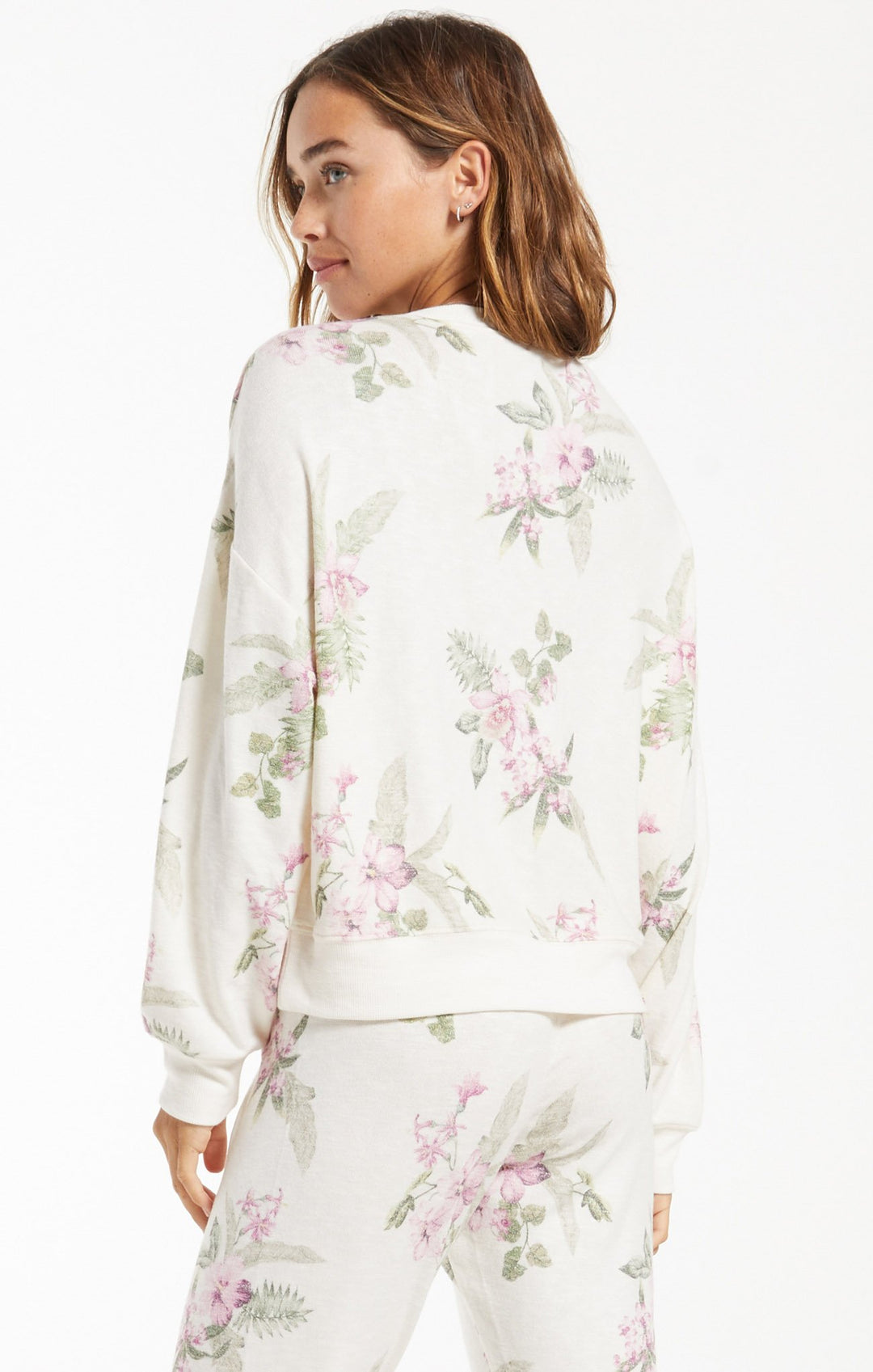 Z Supply Elle Floral Top - Womens Long Sleeves - Big Sun Vernon