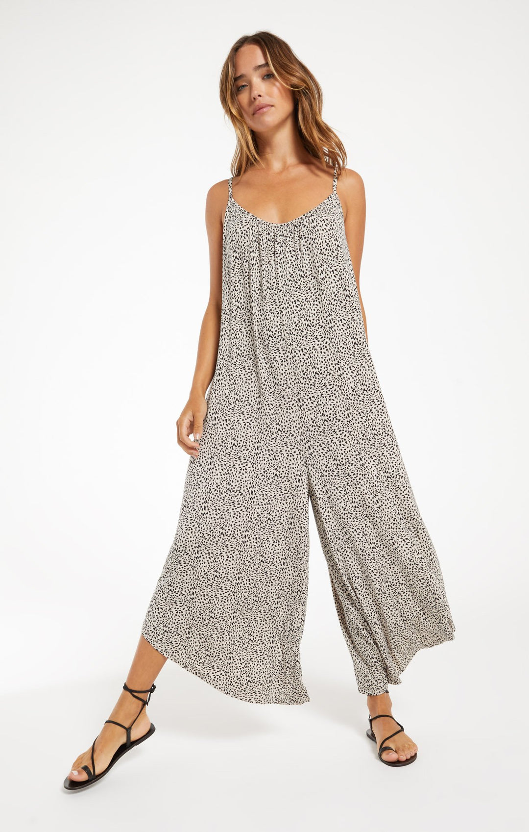 Z Supply Mini Leopard Jumpsuit - Womens Jumpsuits - Big Sun Vernon