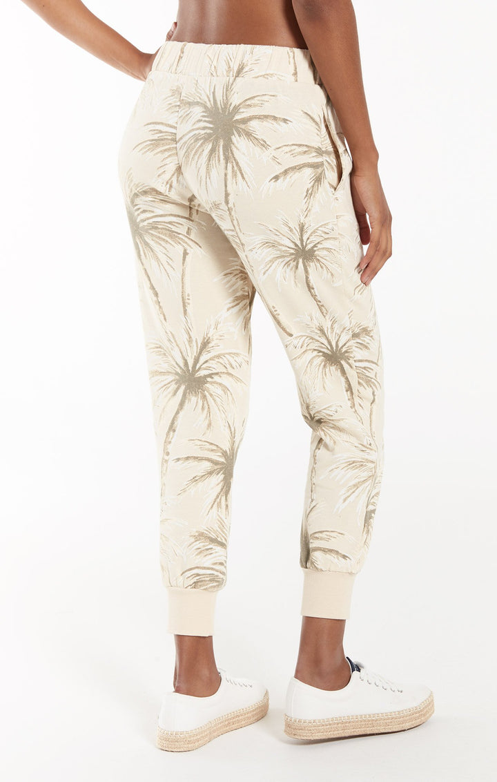 Z Supply Coconut Palm Jogger - Womens Sweatpants - Big Sun Vernon