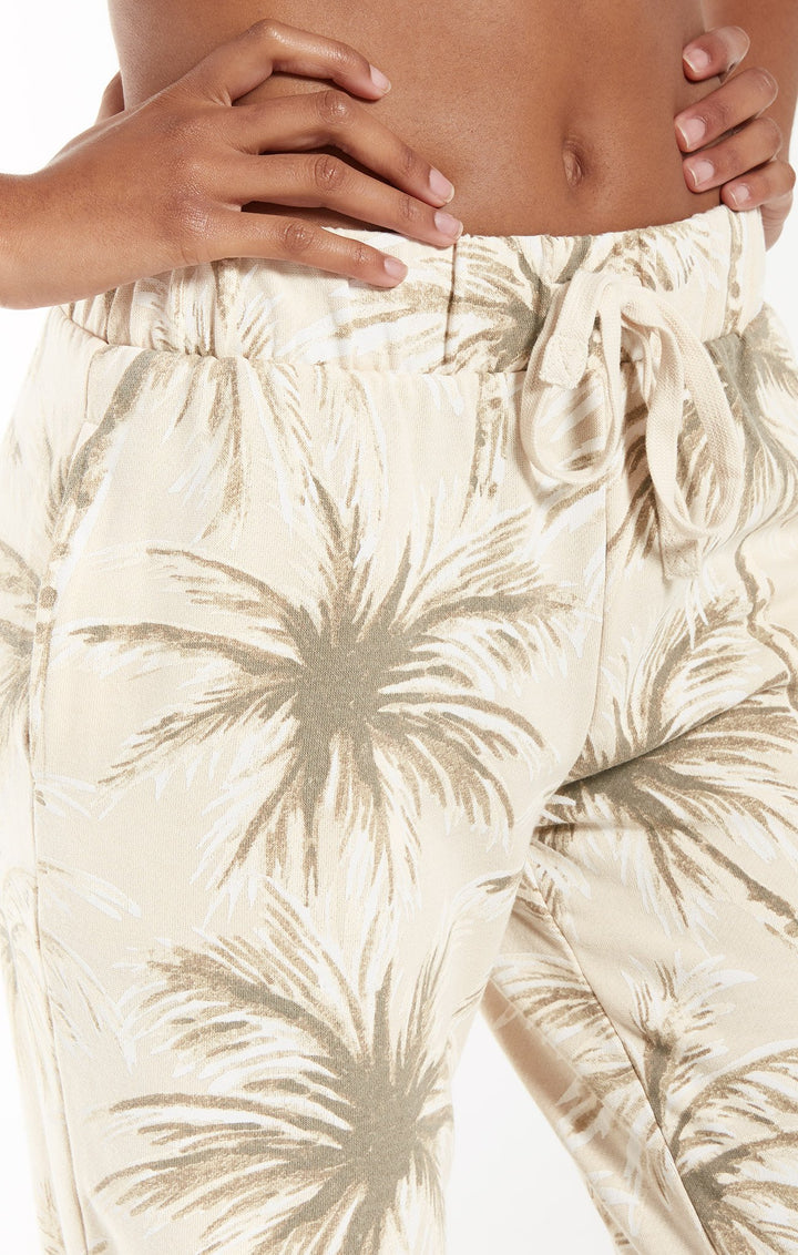 Z Supply Coconut Palm Jogger - Womens Sweatpants - Big Sun Vernon
