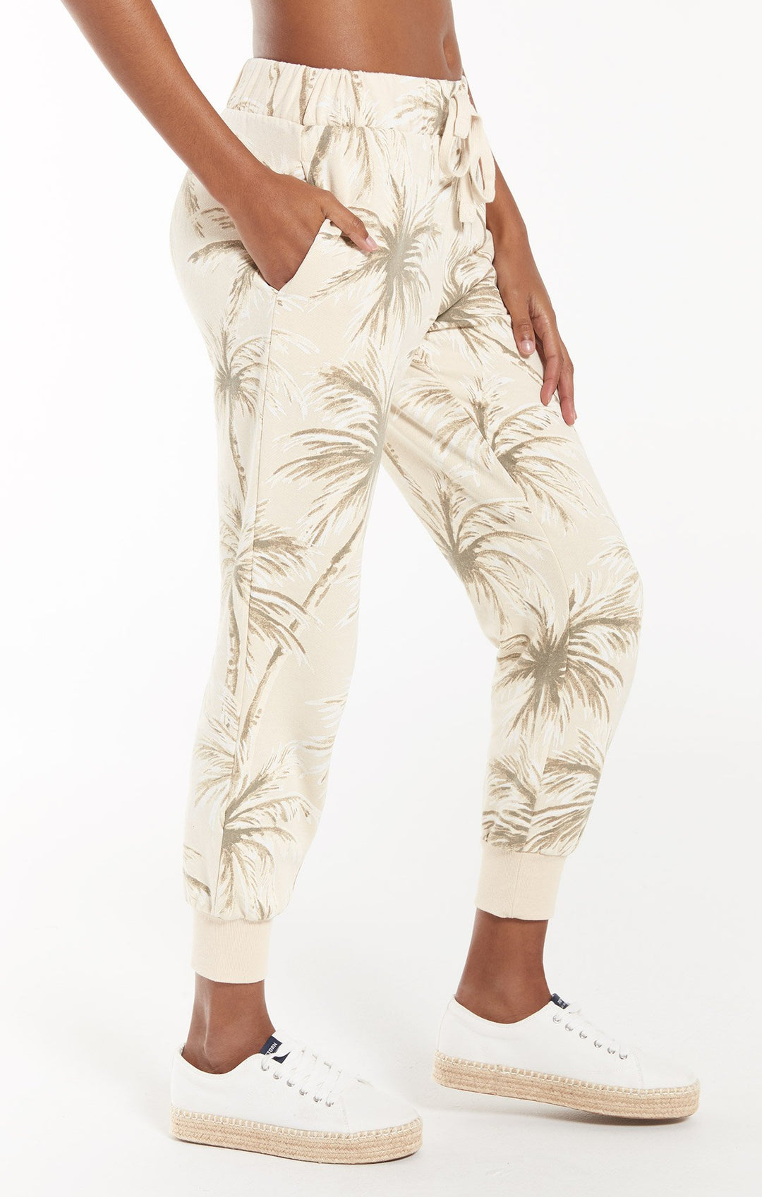 Z Supply Coconut Palm Jogger - Womens Sweatpants - Big Sun Vernon
