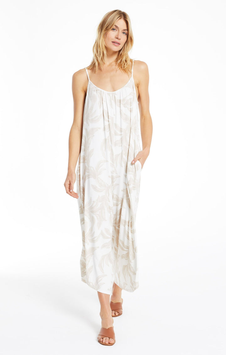 Z Supply Tira Palm Flared Jumpsuit - Womens Jumpsuits - Big Sun Vernon