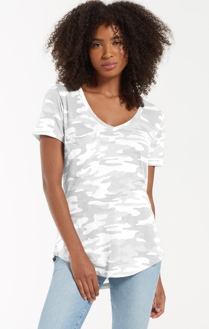 Z Supply Camo Pocket Tee - Womens Tees - Big Sun Vernon