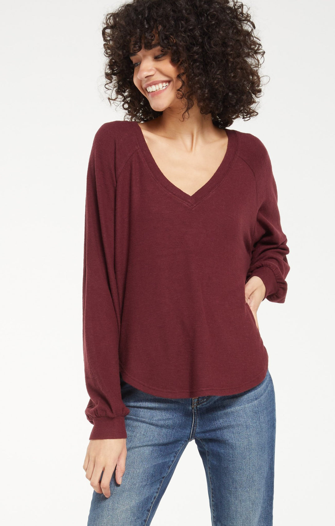 Z Supply Plira Slub Sweater Top - Womens Sweaters - Big Sun Vernon