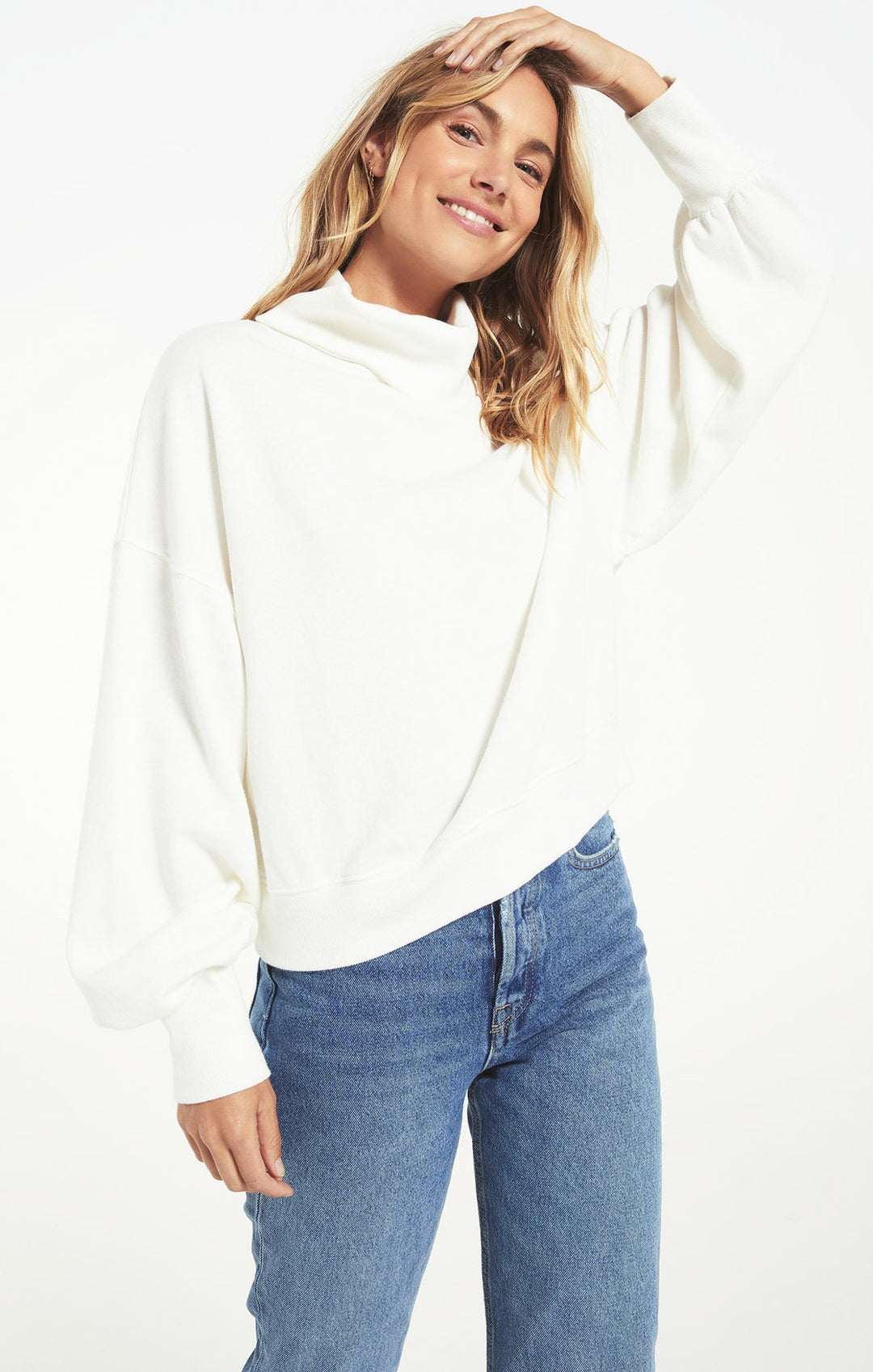 Z Supply Ellis Mock Pullover - Womens Hoodies - Big Sun Vernon