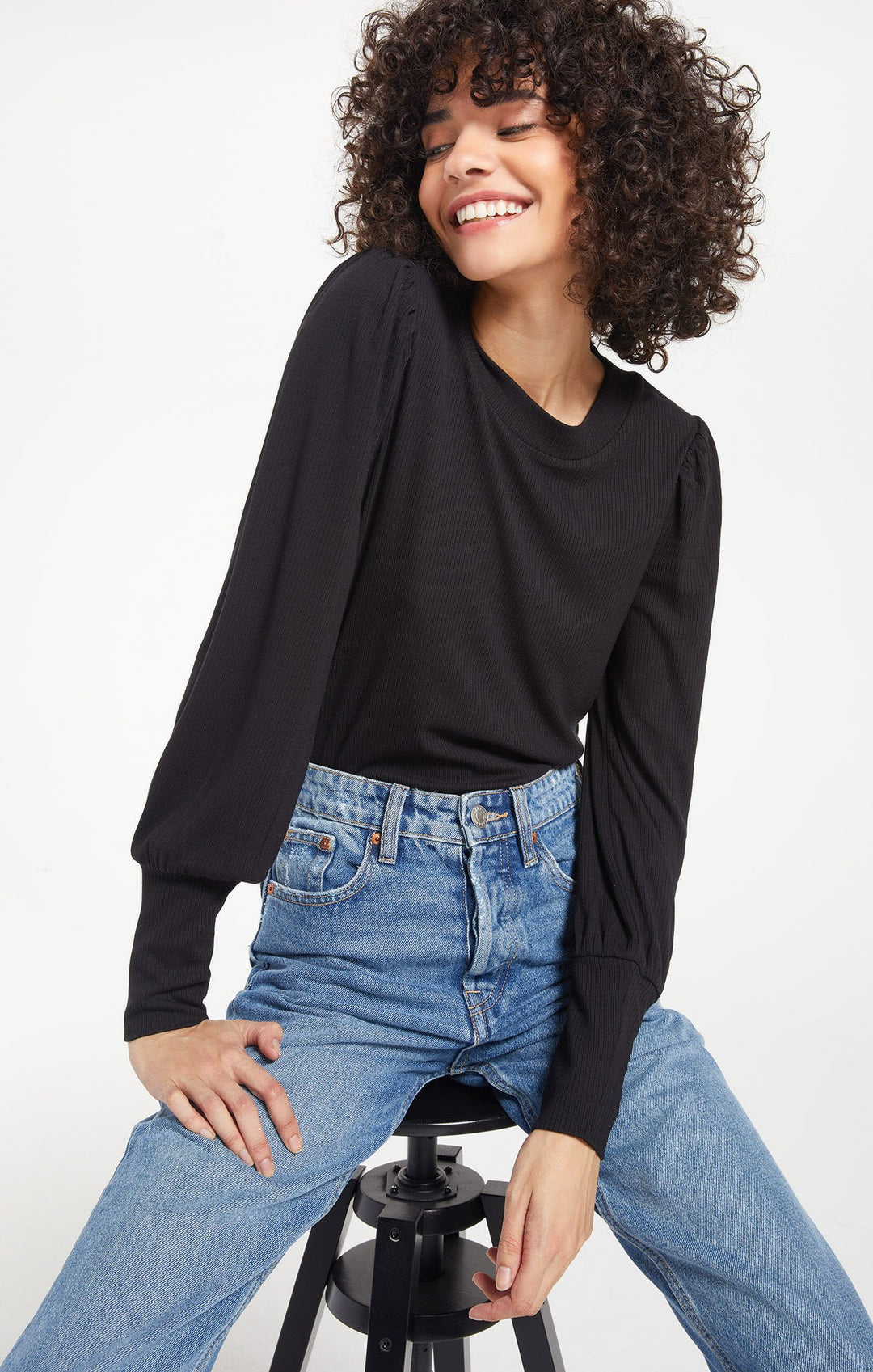 Z Supply Clemente Puff Sleeve Top - Womens Long Sleeves - Big Sun Vernon