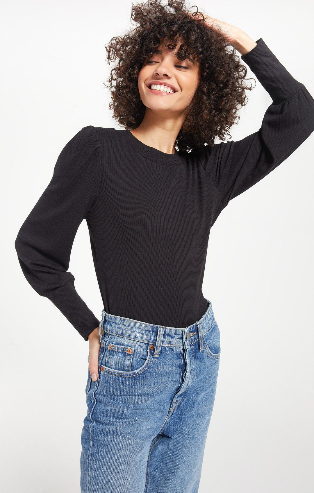 Z Supply Clemente Puff Sleeve Top - Womens Long Sleeves - Big Sun Vernon