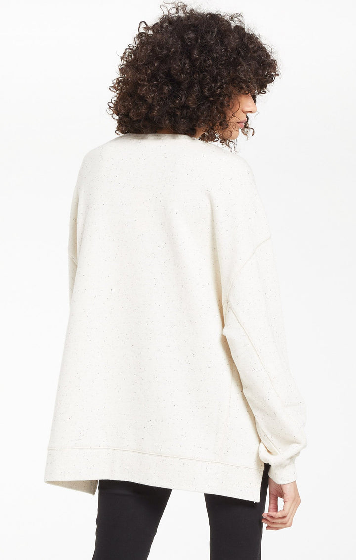 Z Supply Speckled Modern Weekender - Womens Hoodies - Big Sun Vernon