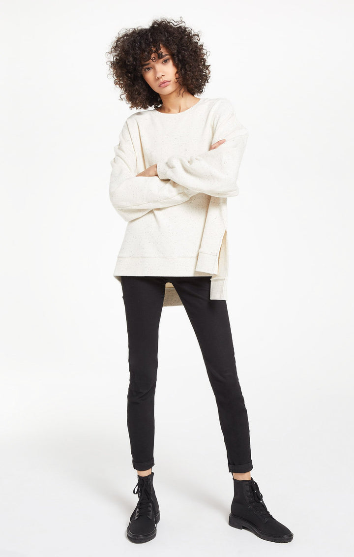 Z Supply Speckled Modern Weekender - Womens Hoodies - Big Sun Vernon