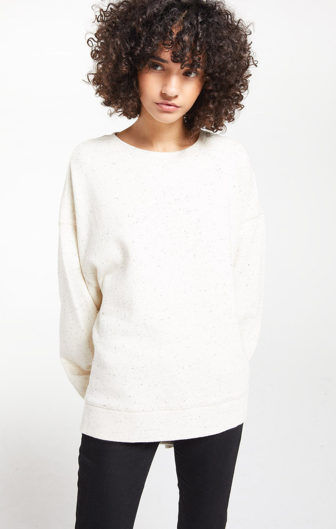 Z Supply Speckled Modern Weekender - Womens Hoodies - Big Sun Vernon