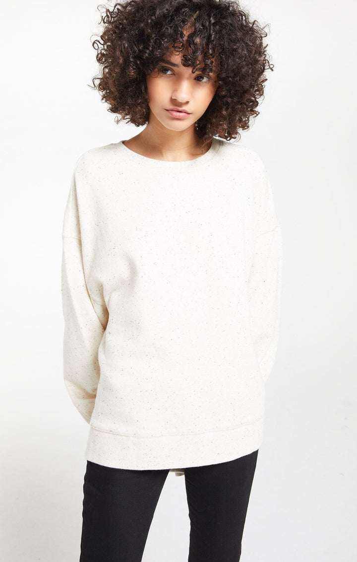 Z Supply Speckled Modern Weekender - Womens Hoodies - Big Sun Vernon