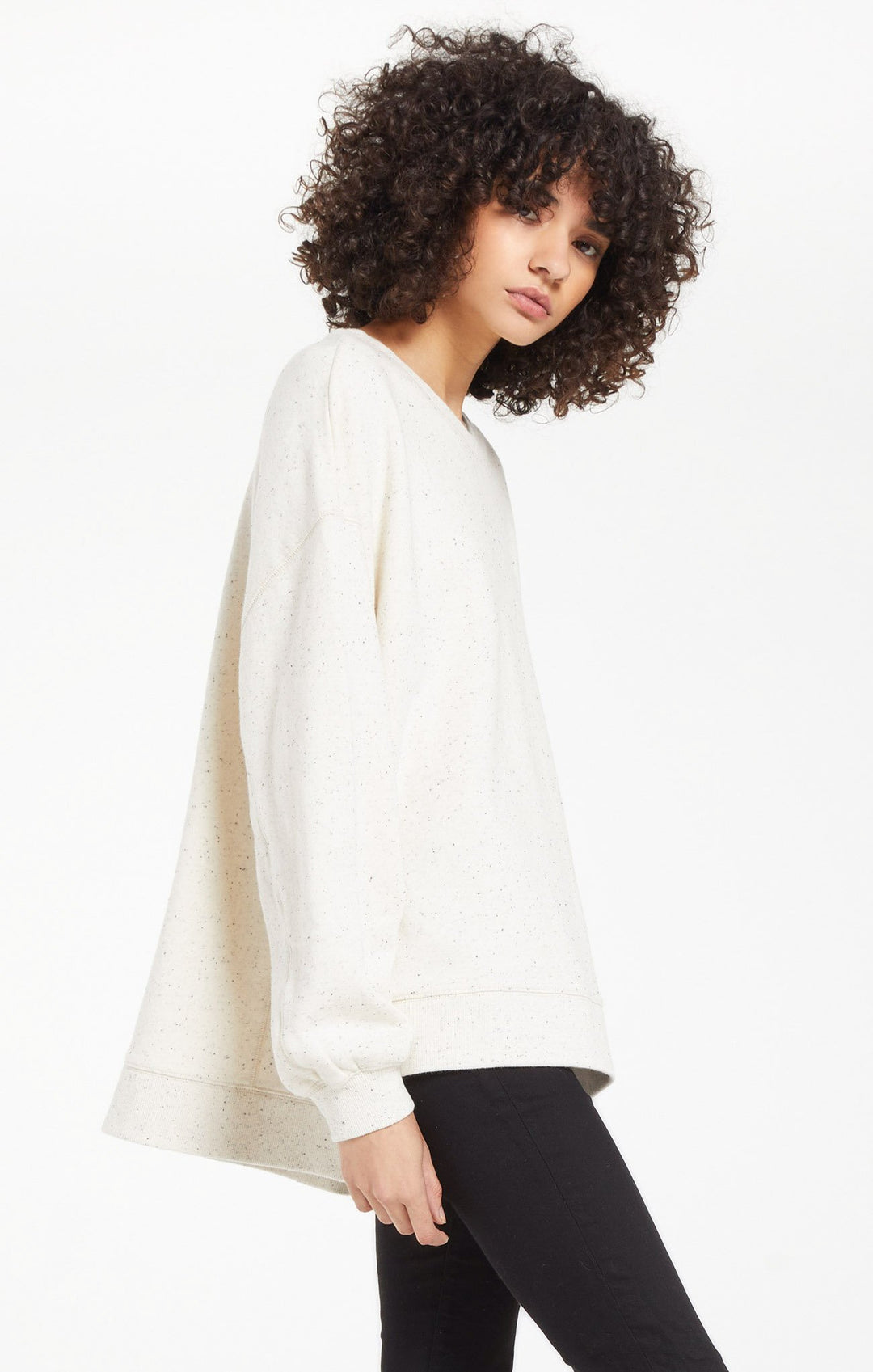 Z Supply Speckled Modern Weekender - Womens Hoodies - Big Sun Vernon