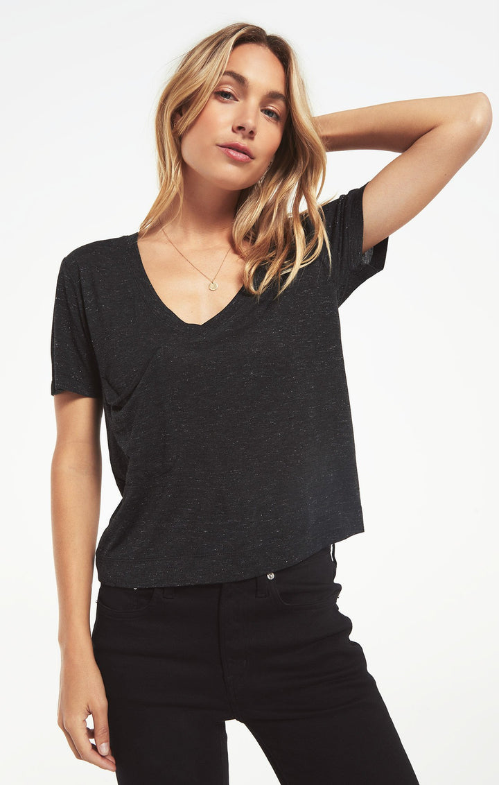 Z Supply Classic Skimmer Sparkle Tee - Womens Tees - Big Sun Vernon