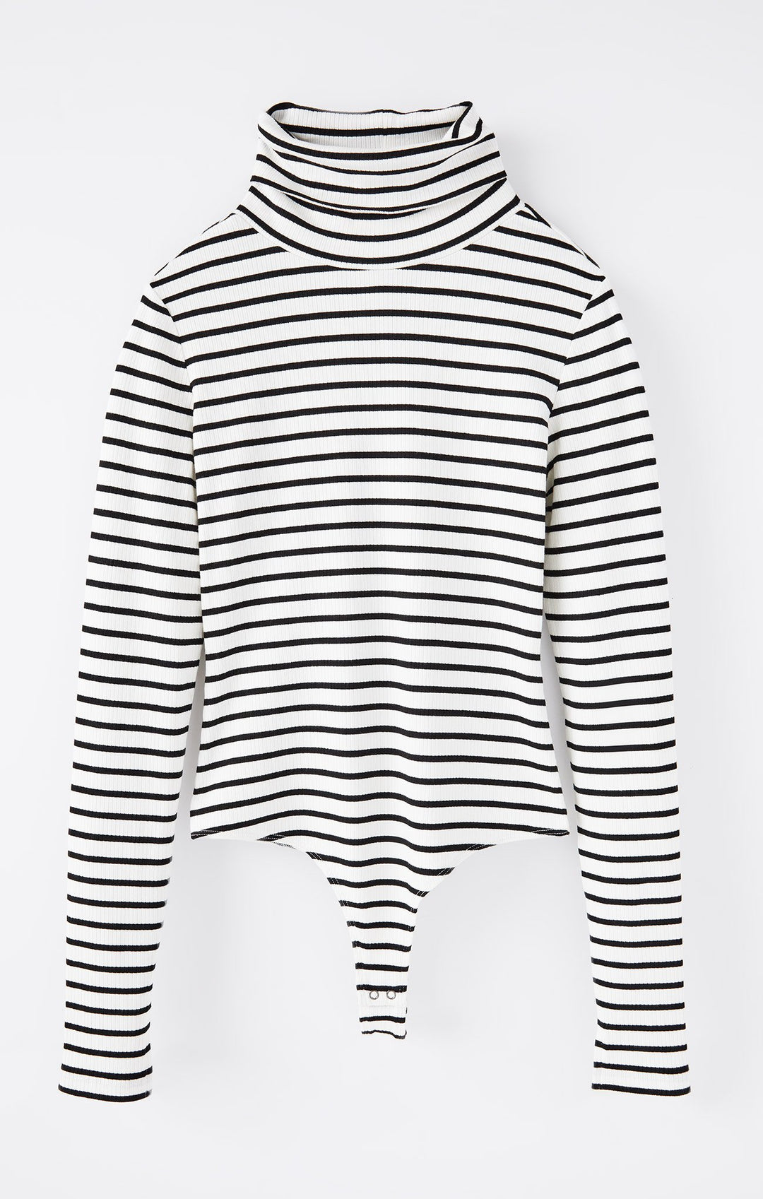 Z Supply Chloe Striped Rib Bodysuit - Womens Long Sleeves - Big Sun Vernon
