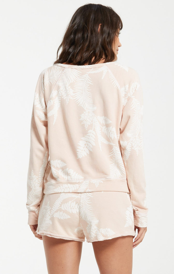 Z Supply Summer Palm Pullover - Womens Long Sleeves - Big Sun Vernon