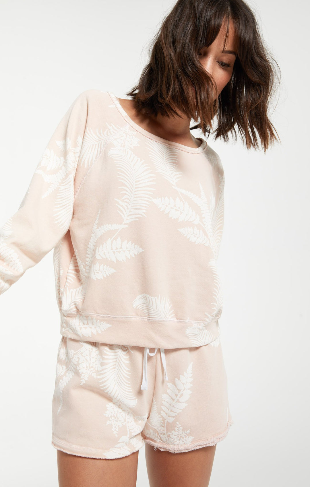 Z Supply Summer Palm Pullover - Womens Long Sleeves - Big Sun Vernon