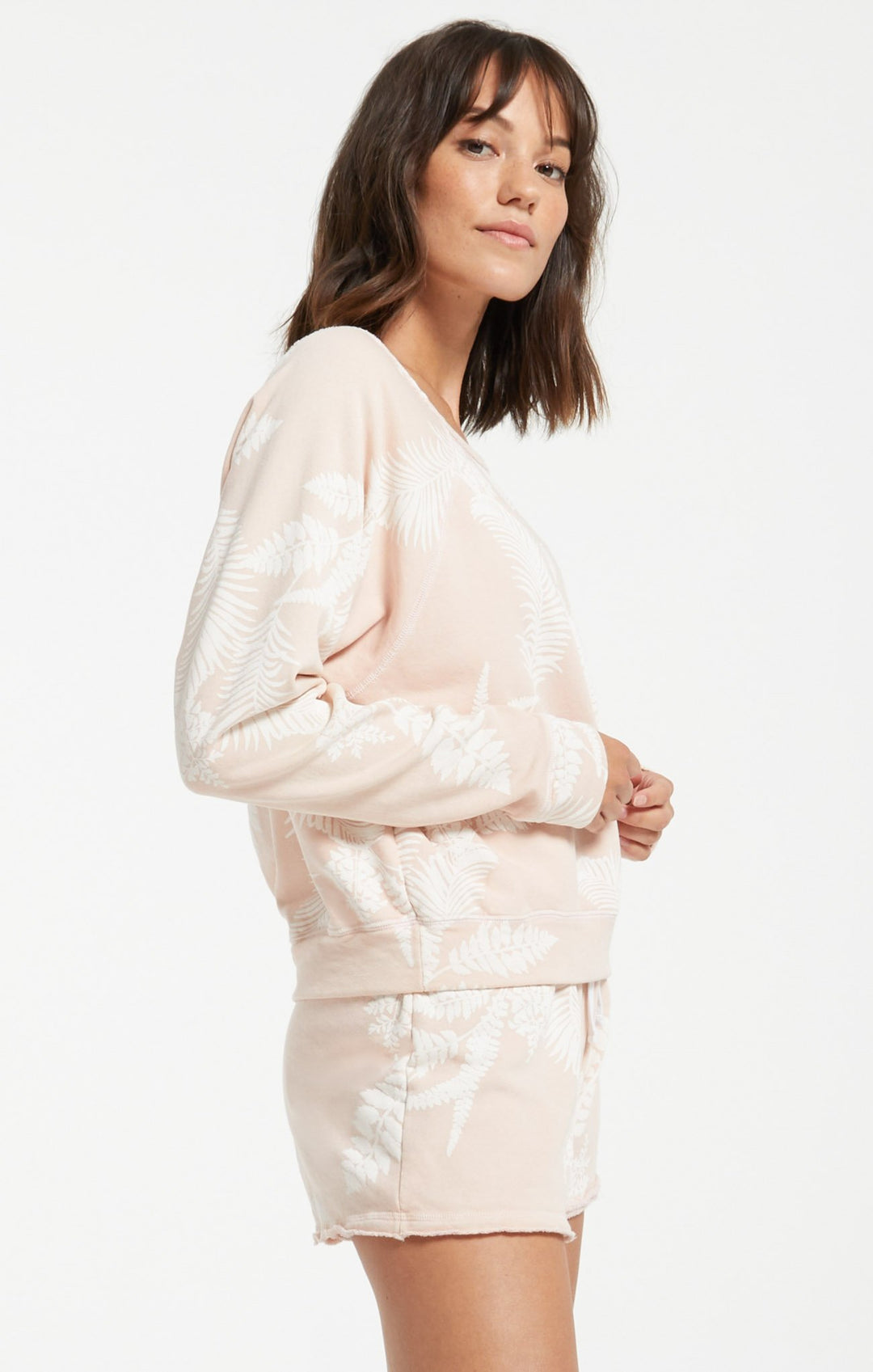 Z Supply Summer Palm Pullover - Womens Long Sleeves - Big Sun Vernon