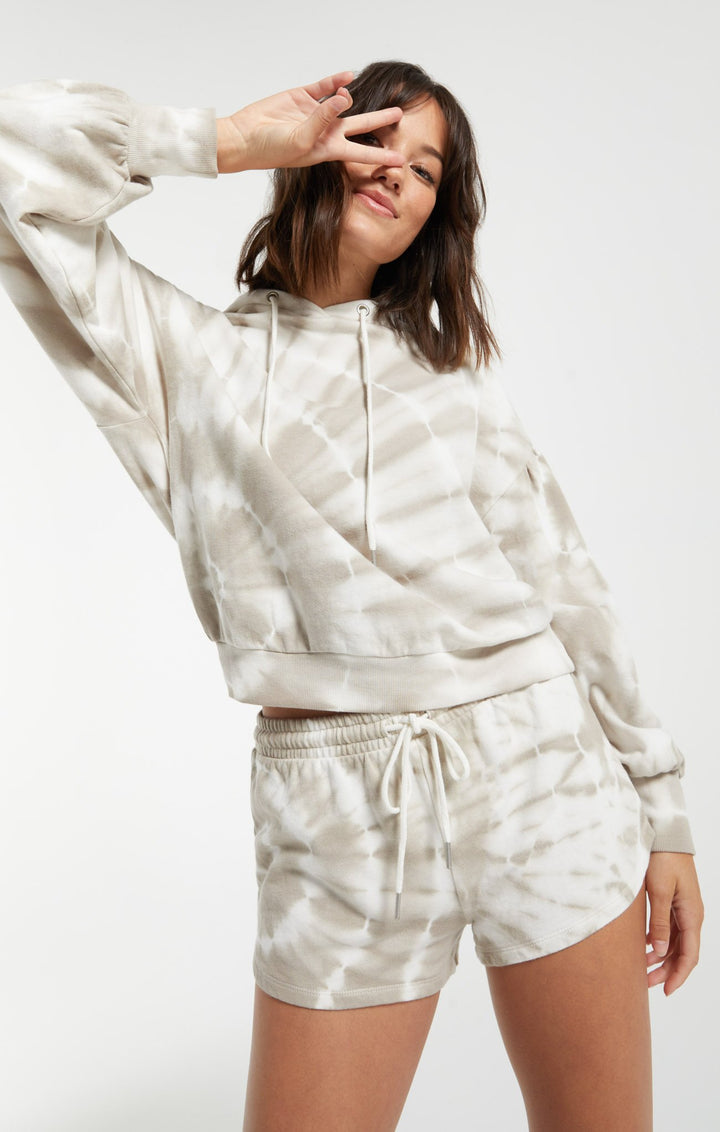 Z Supply Eva Spiral Tie Dye Hoodie - Womens Hoodies - Big Sun Vernon