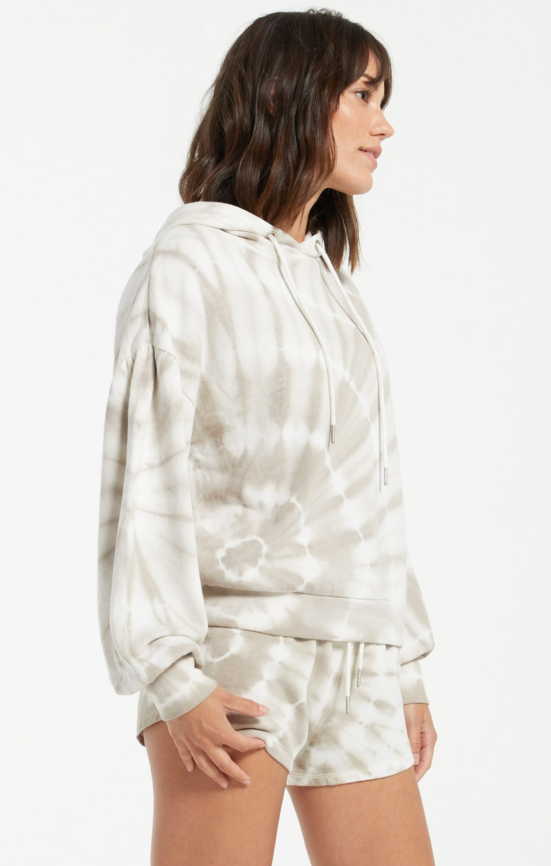 Z Supply Eva Spiral Tie Dye Hoodie - Womens Hoodies - Big Sun Vernon