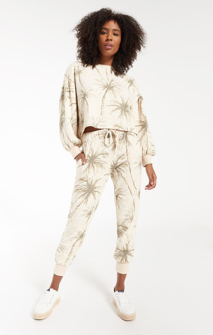 Z Supply Coconut Palm Jogger - Womens Sweatpants - Big Sun Vernon