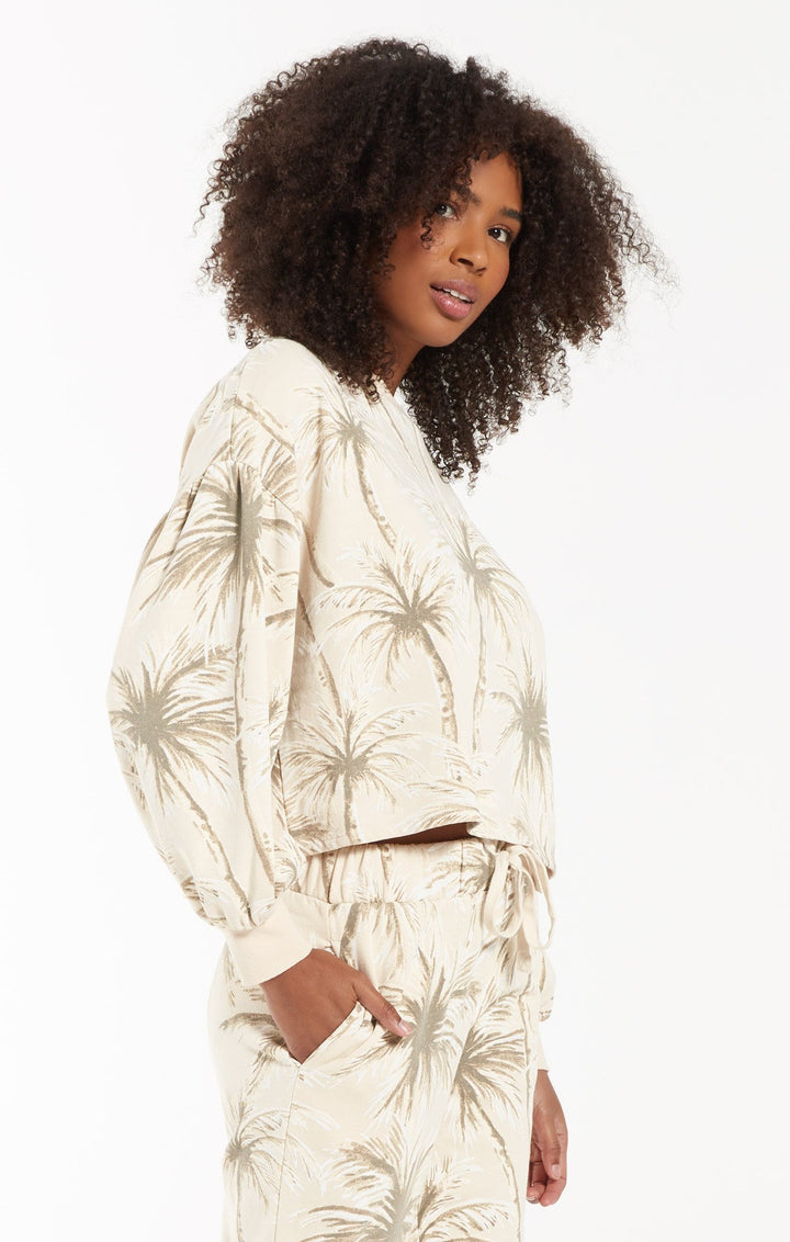 Z Supply Coconut Palm Tempest Pullover - Womens Hoodies - Big Sun Vernon