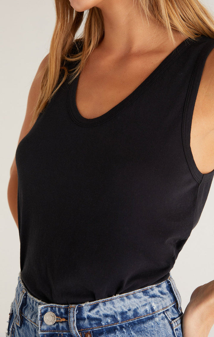 Z Supply Pia Soft V-Neck Tank - Womens Tank - Big Sun Vernon  | Okanagan Beachwear