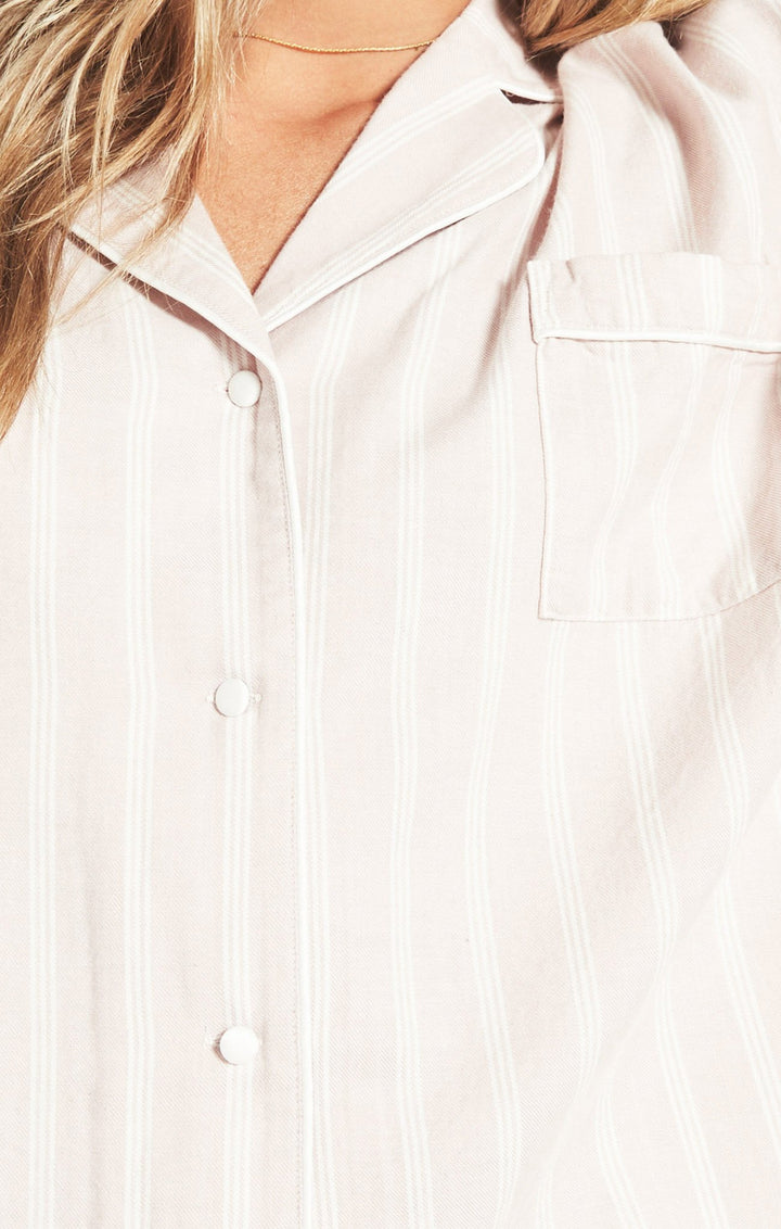 Z Supply Dream State Stripe PJ Set - Womens Sleep Tops - Big Sun Vernon