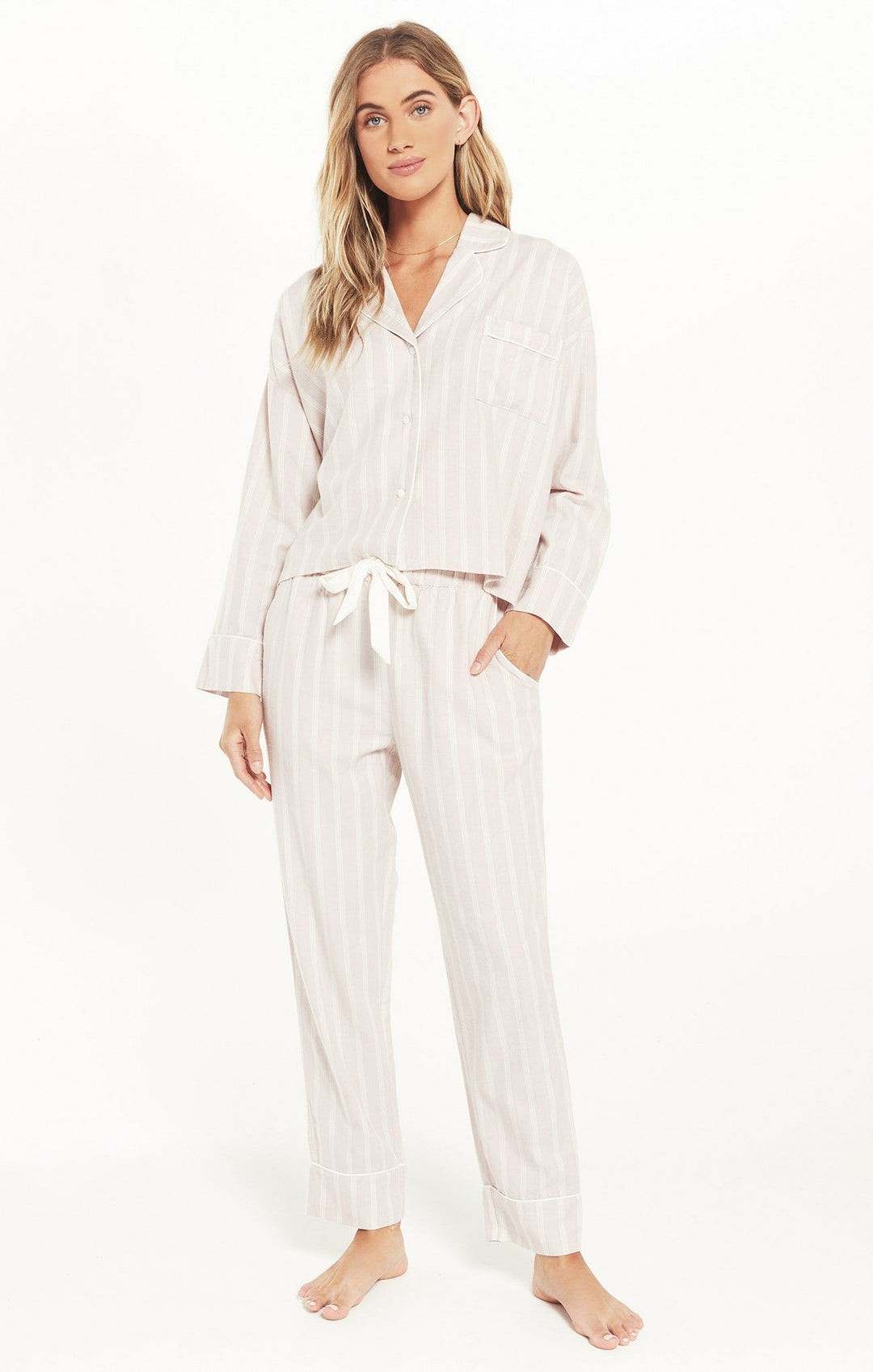 Z Supply Dream State Stripe PJ Set - Womens Sleep Tops - Big Sun Vernon