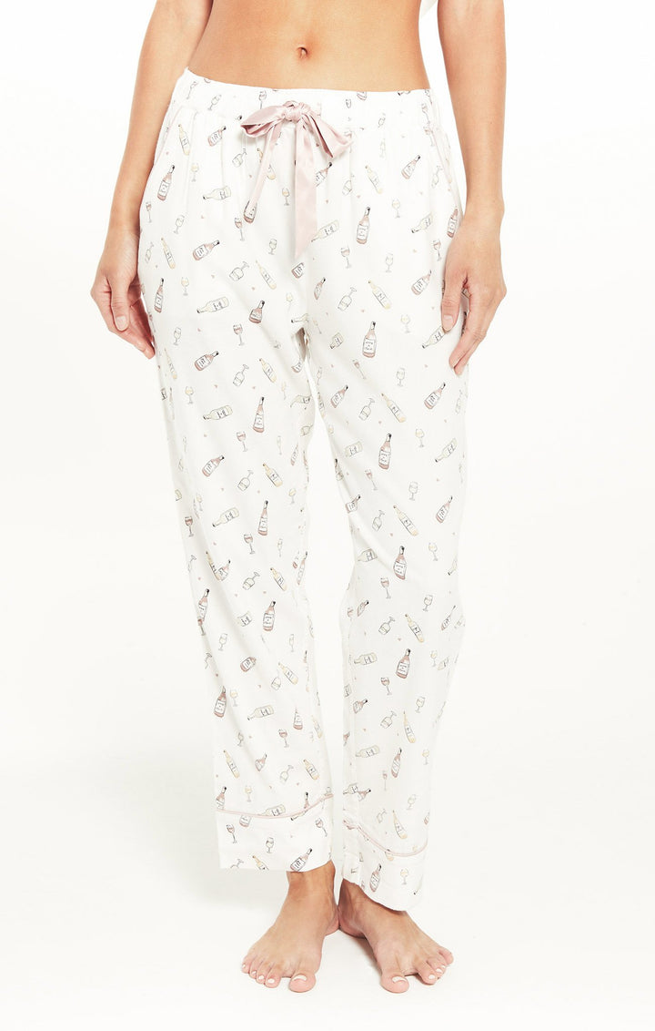 Z Supply Dream State Vino PJ Set - Womens Sleep Tops - Big Sun Vernon