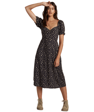 Billabong Love Letters Dress - Womens Midi Dresses - Big Sun Vernon