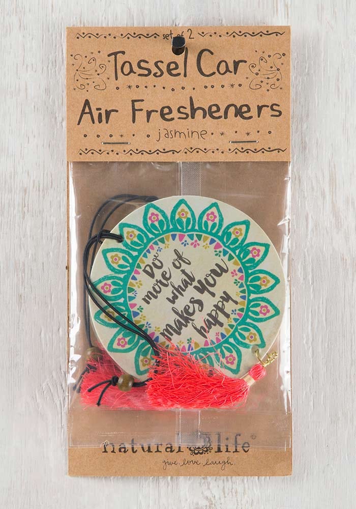Natural Life Tassel Air Fresh Do More Happy - Air Freshener - Big Sun Vernon