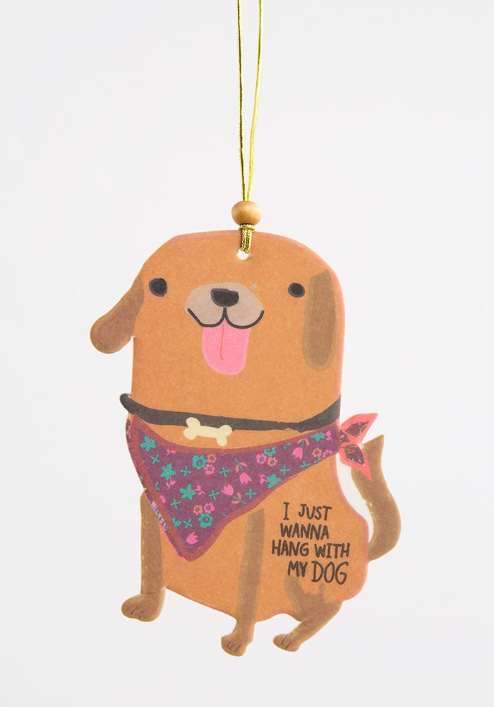 Natural Life Air Freshener Hang with my dog - Air Freshener - Big Sun Vernon