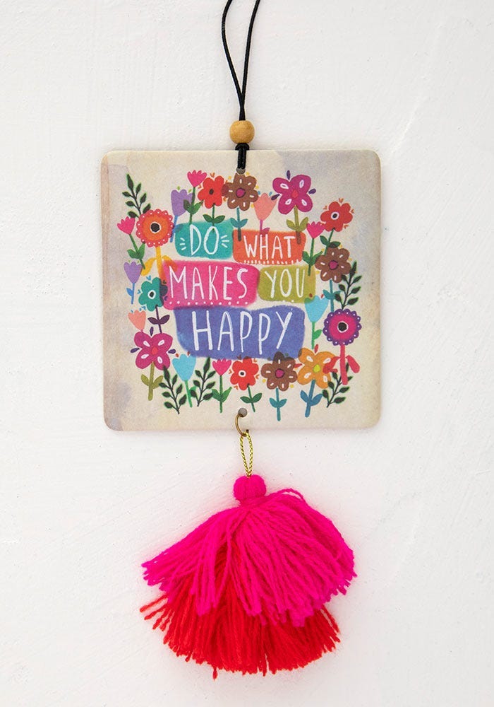 Natural Life Air Freshener Do what makes happy - Air Freshener - Big Sun Vernon