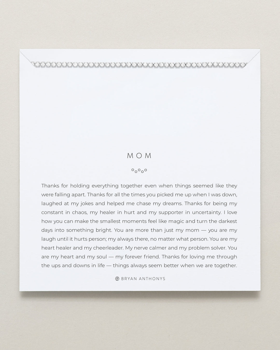 Bryan Anthony's Mom Tennis Necklace - Necklace - Big Sun Vernon  | Okanagan Beachwear