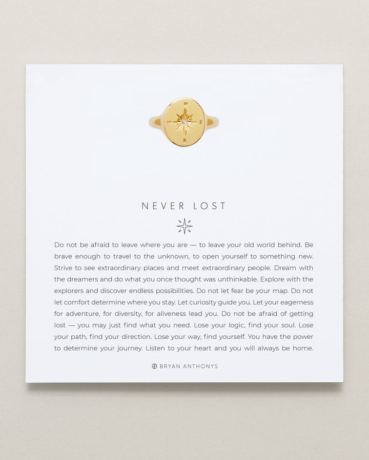 Bryan Anthony's Never Lost Signet Ring - Ring - Big Sun Vernon