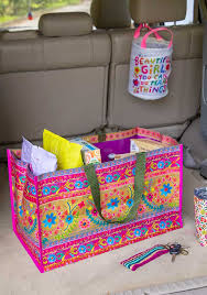 Natural Life Carryall Tote Folk Floral - Tote Bags - Big Sun Vernon