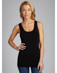 C'Est Moi Bamboo Double Scoop Tank Top - Womens Tanks - Big Sun Vernon