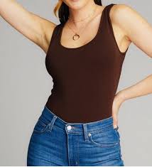 C'Est Moi Bamboo Double Scoop Tank Top - Womens Tanks - Big Sun Vernon