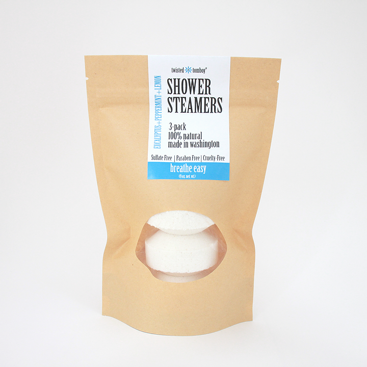 Twisted Tomboy "Breathe Easy" Shower Steamer - Bath Bombs - Big Sun Vernon