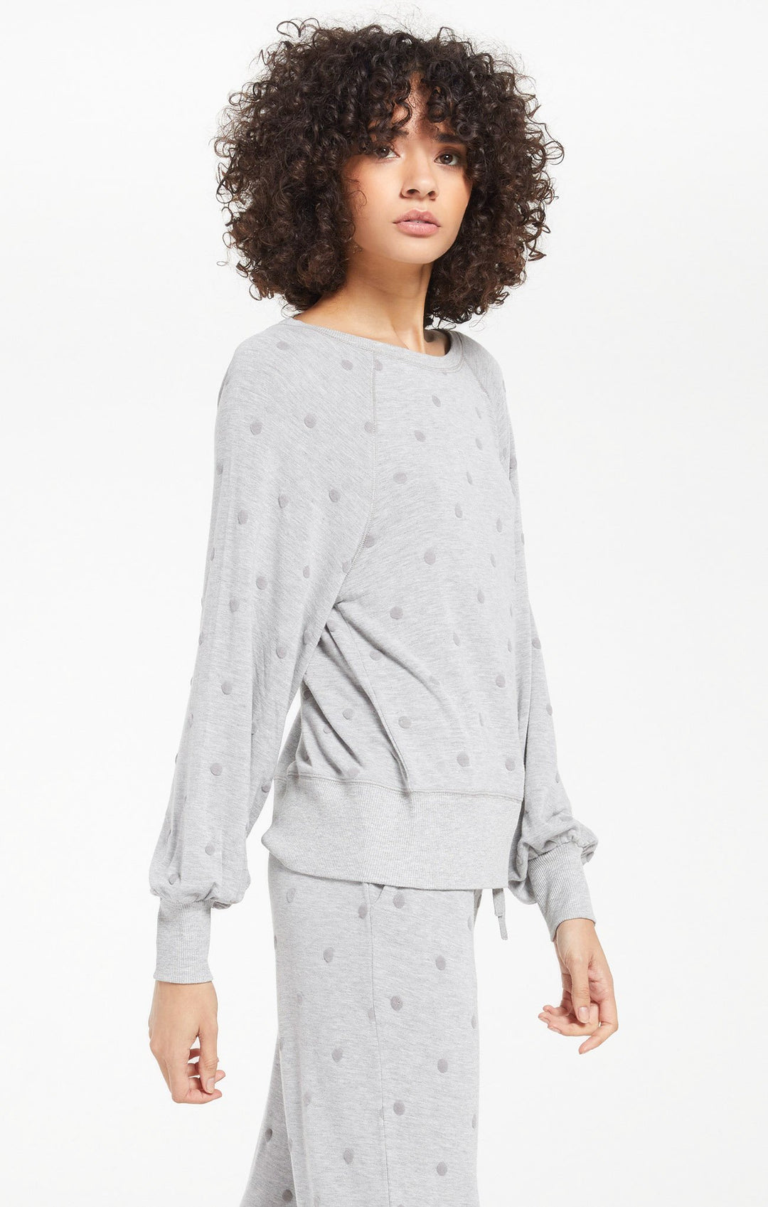 Z Supply Brook Dot Top - Womens Long Sleeves - Big Sun Vernon