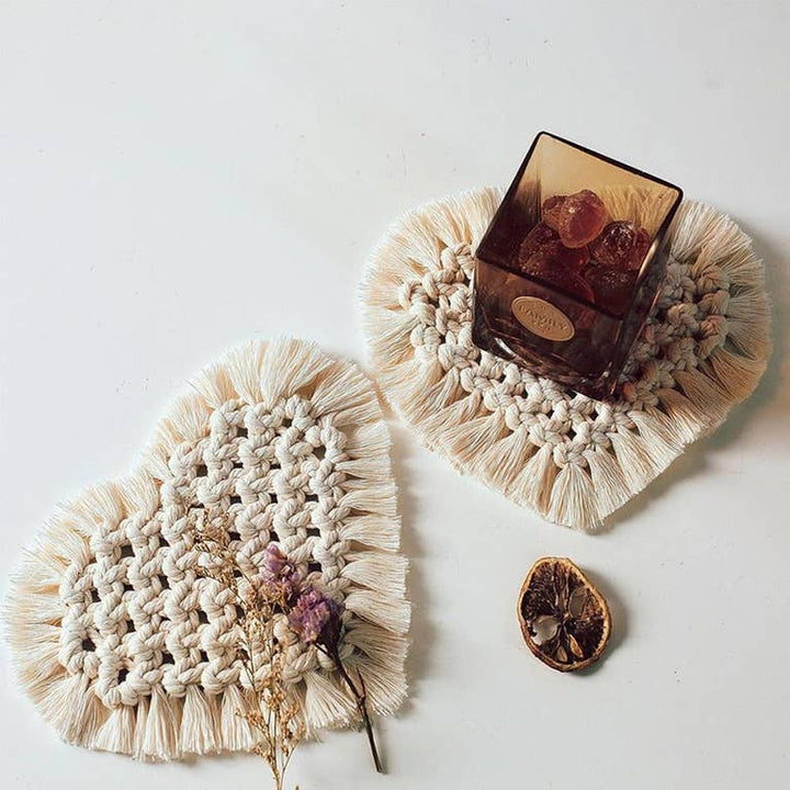 Macrame Bohemian Coasters - Home Decorations - Big Sun Vernon