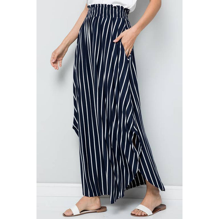 Maggie Vertical Striped Maxi Skirt - Womens Skirts - Big Sun Vernon