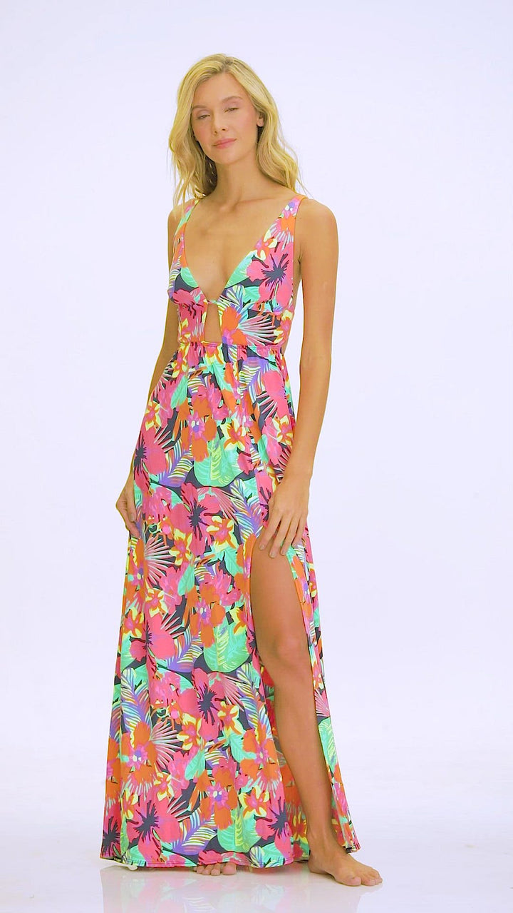 Maaji Flowering Crystal Long Dress - Womens Maxi Dresses - Big Sun Vernon