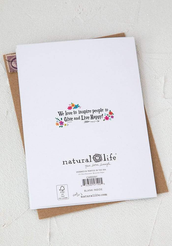 Natural Life Where Mom Is Greeting Card - Home Decorations - Big Sun Vernon